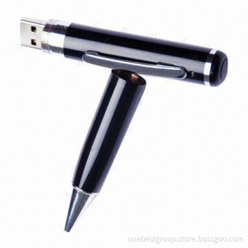 High Definition Pen Camera with Video Function, AVI Video Format, Built-in Rechargeable Battery